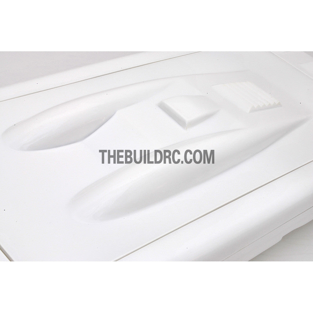 36" RC EP Epoxy Fiberglass Catamaran Racing Boat Hull - White