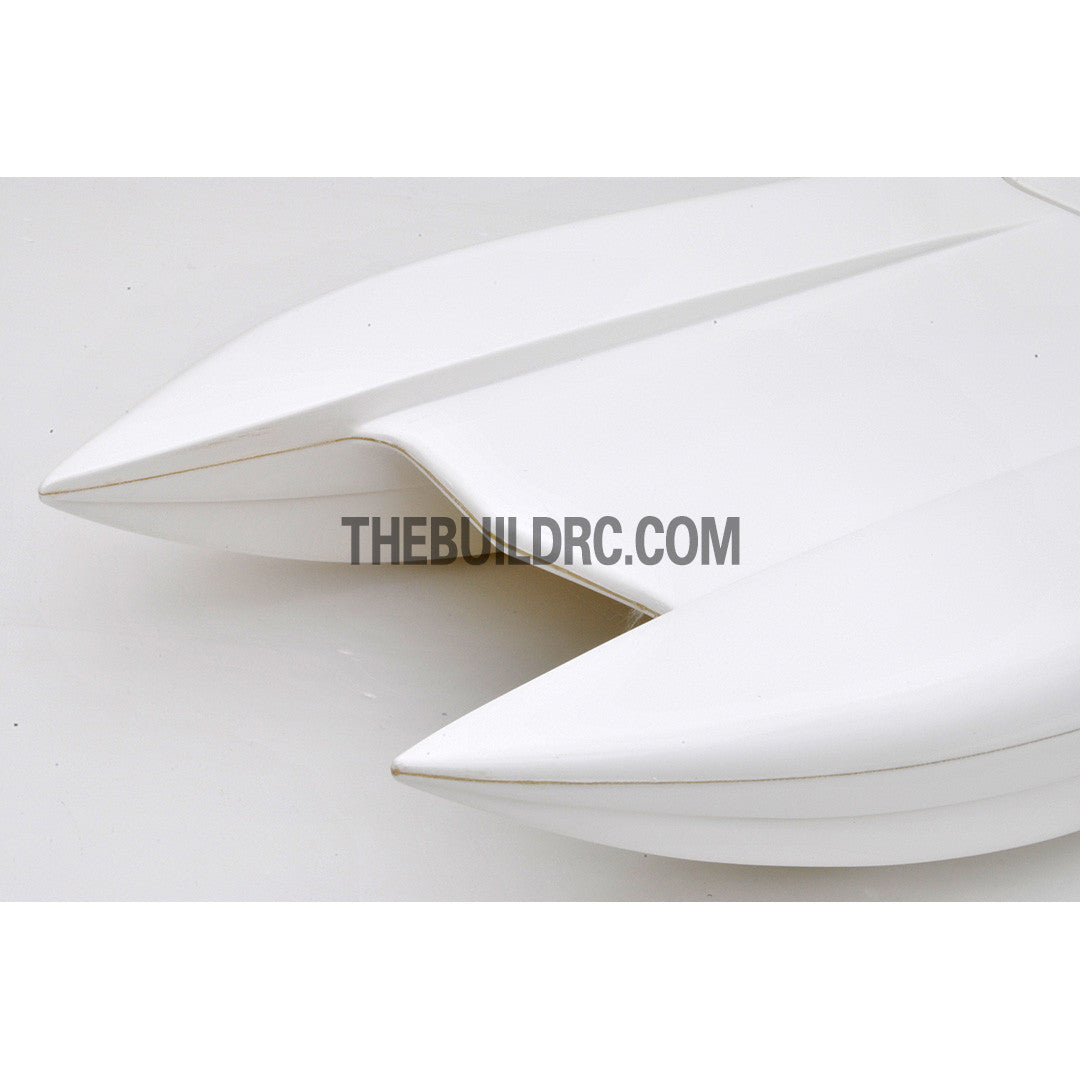36" RC EP Epoxy Fiberglass Catamaran Racing Boat Hull - White