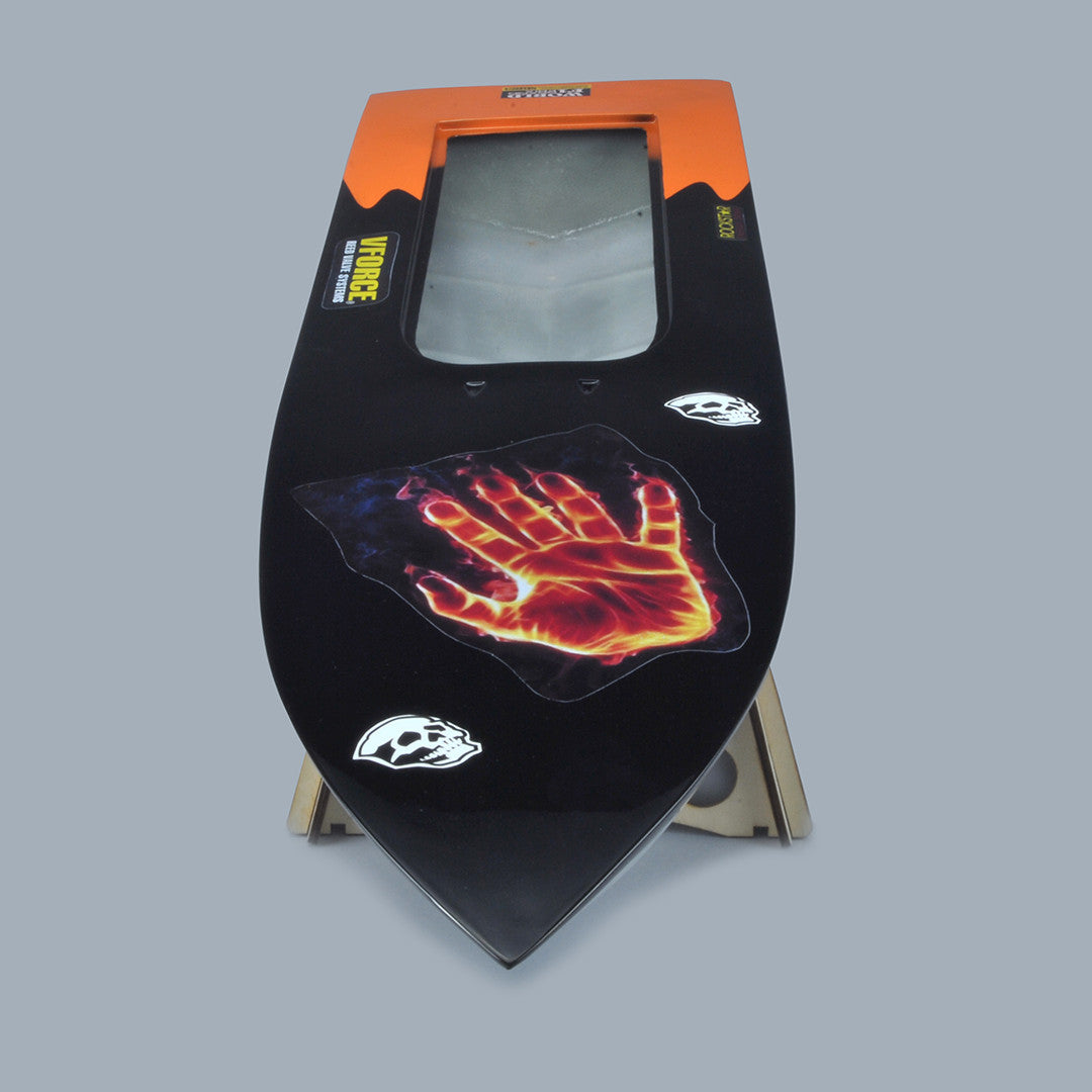 31.5" RC EP P1 Sea Master Deep-vee ARR Racing Boat - Black / Orange