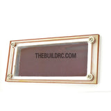 39" RC EP Carbon Fiber Yacht Sailing Boat Hull - white/red