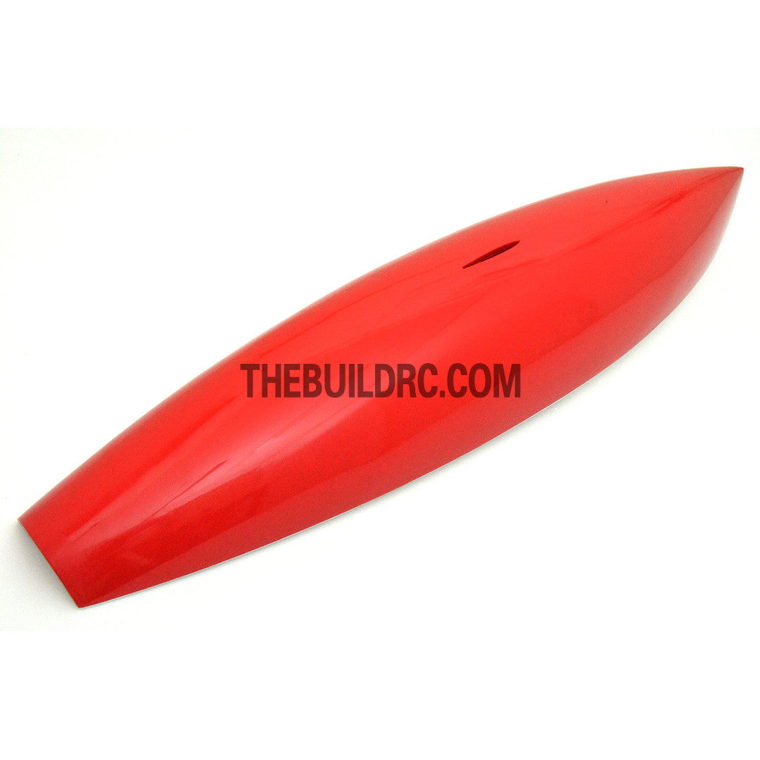 39" RC EP Carbon Fiber Yacht Sailing Boat Hull - white/red