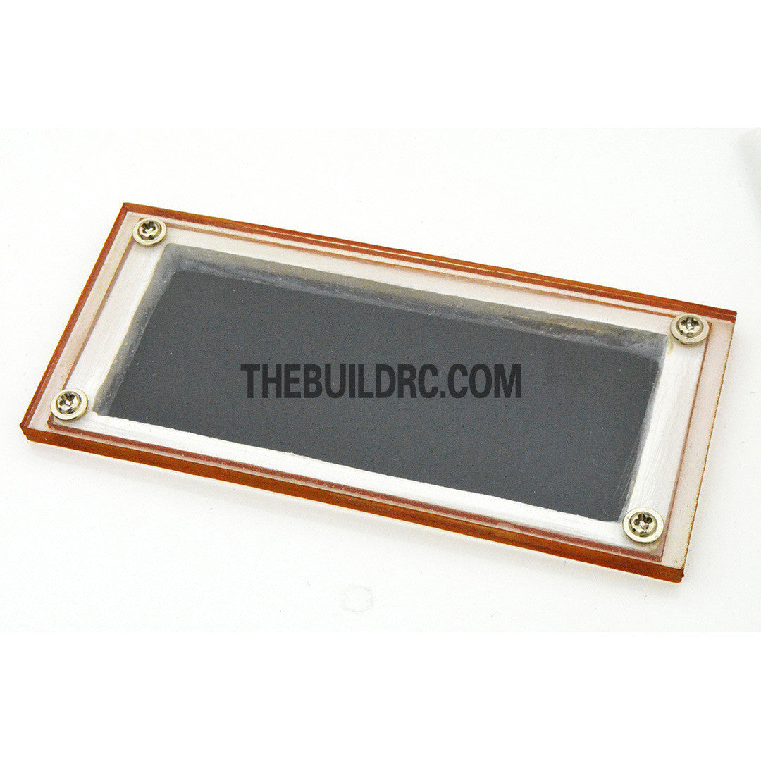 30" RC Carbon Fiber E Class Yacht Sailing Boat Hull - Black / White