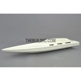 26" RC EP Deep-Vee IMPLUSE Epoxy Fiberglass Anti-Turnover Mono Racing Boat Hull - White