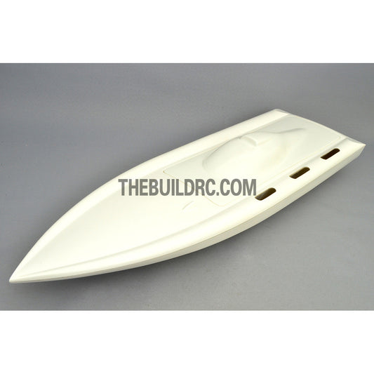 32" RC EP Epoxy Fiberglass Deep-vee Arowana Mono 2 Anti-Turnover Racing Boat Hull - White