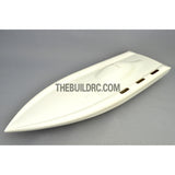 32" RC EP Epoxy Fiberglass Deep-vee Arowana Mono 2 Anti-Turnover Racing Boat Hull - White