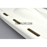 32" RC EP Epoxy Fiberglass Deep-vee Arowana Mono 2 Anti-Turnover Racing Boat Hull - White