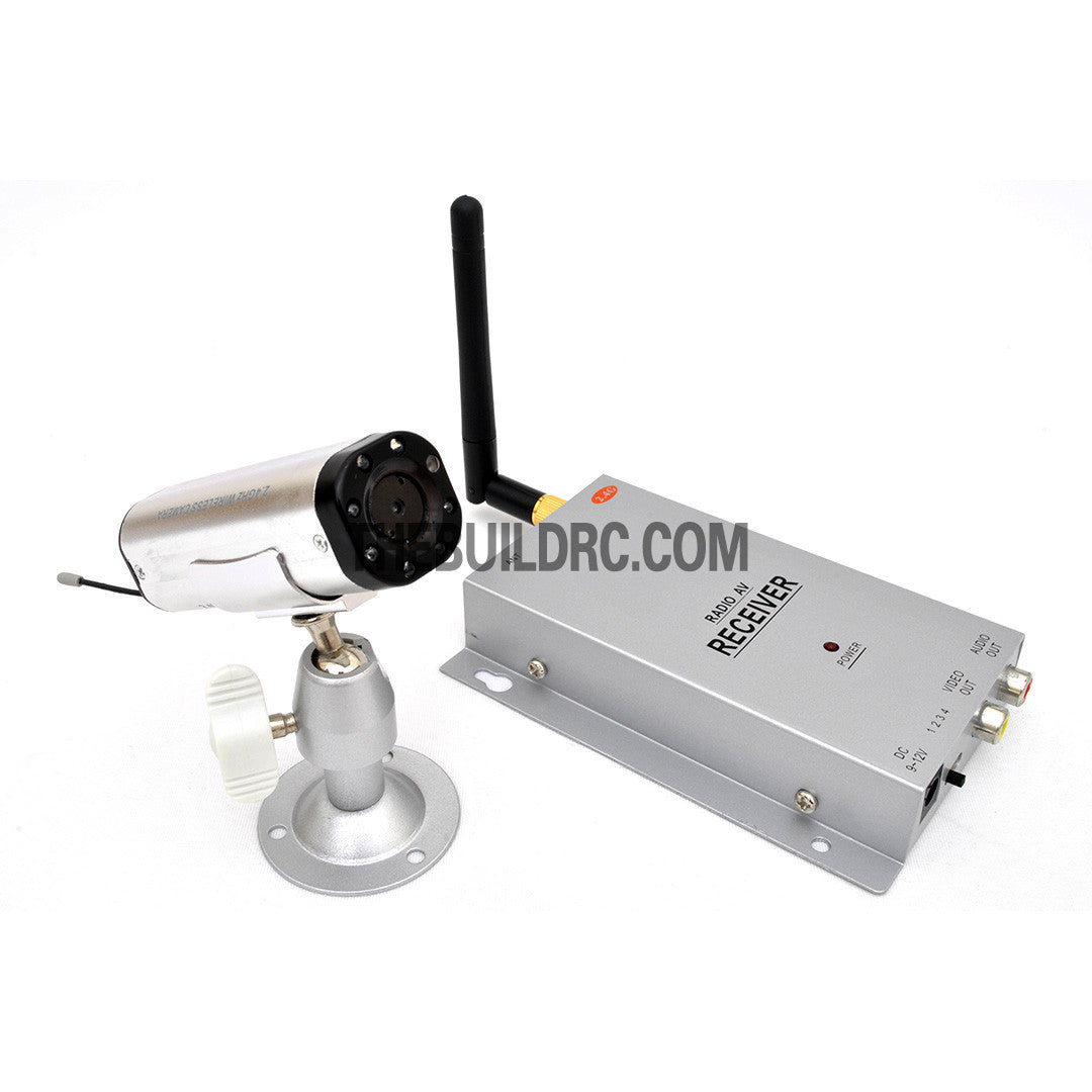 2.4Ghz 500mW Long Range Wireless Color CMOS Surveillance Spy Camera - PAL
