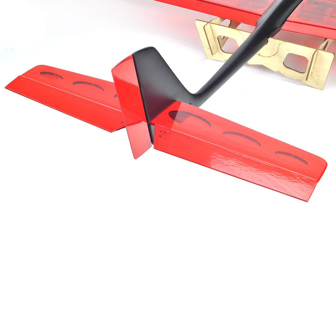 3Ch RC ARF 1.43M Speedo Pro Lite Aerobatic Slow Wind Thermal Glider Plane - Red/Black