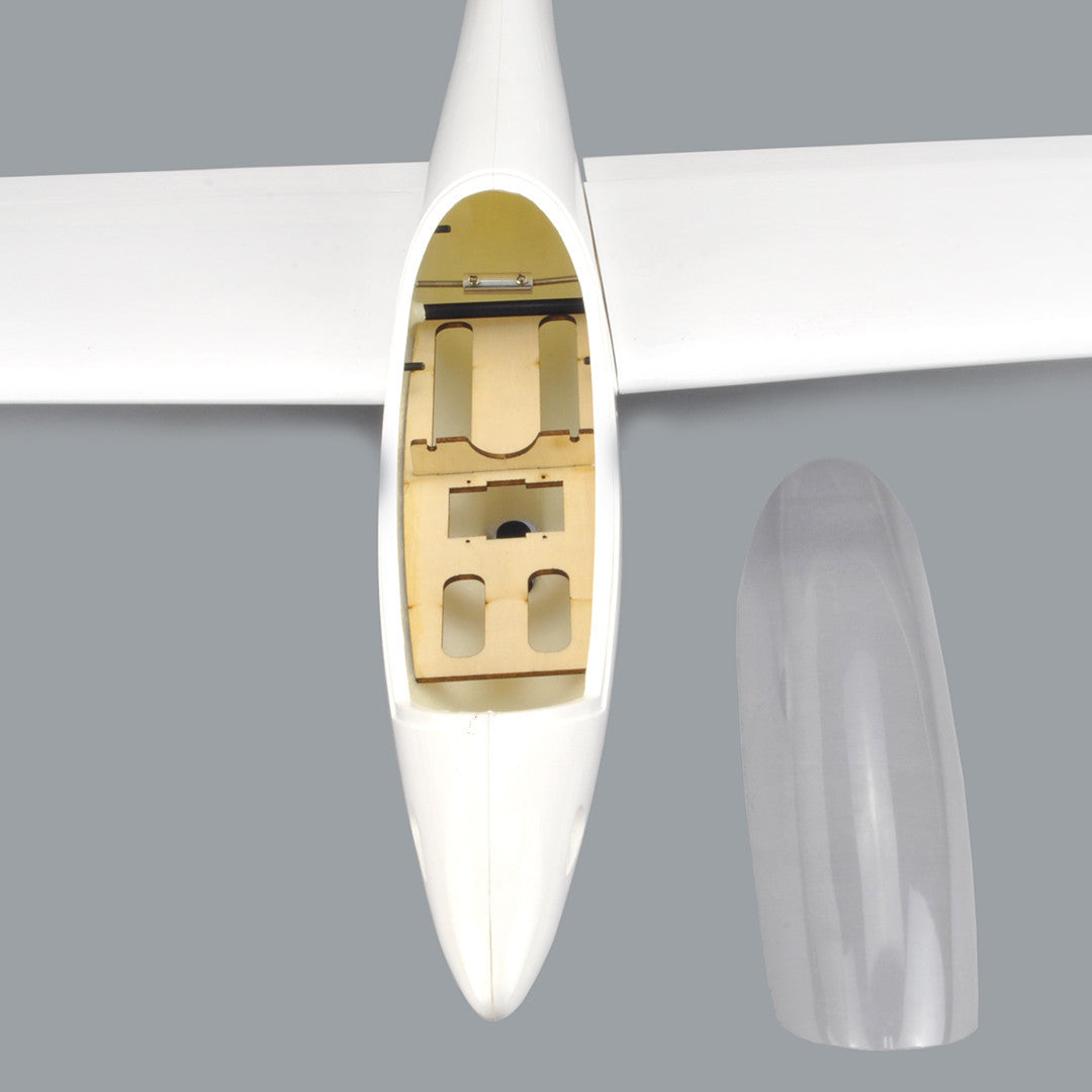 4-5Ch RC Scale Fox ARF Kit Composite Glider Sailplane with Flaps & Alierons