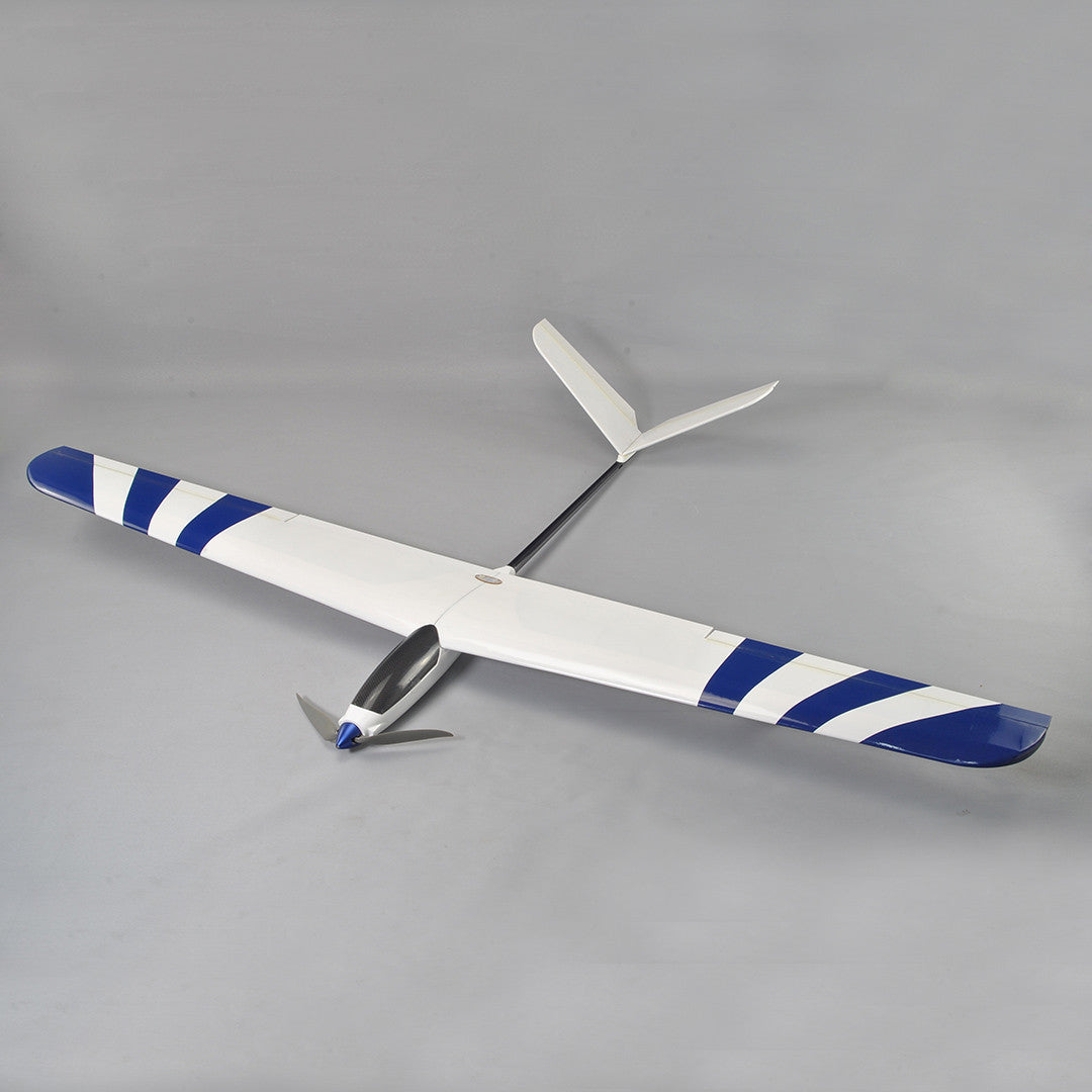 4Ch RC EP 1.4M Blue Wing Advance V-Tail Aerobatic Thermal Sailplane Glider ARF