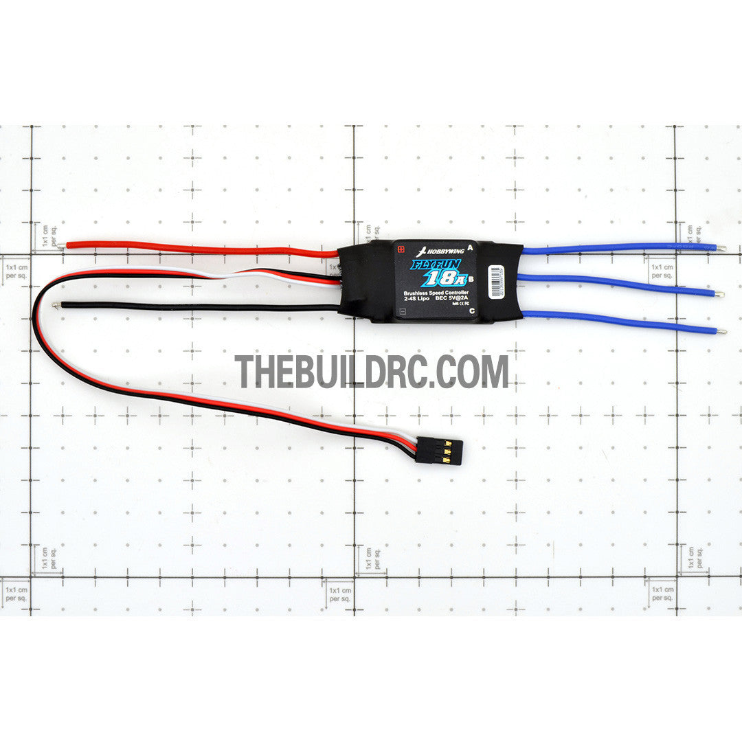 HobbyWing Flyfun 18A Brushless Motor Programmable ESC Electronic Speed Controller with UBEC