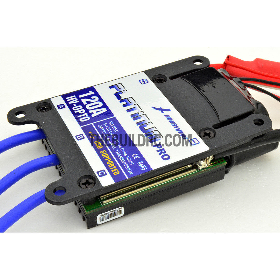 HobbyWing Platinum Pro 120A-HV Programmable ESC for R/c Plane Glider Helicopter (80030060)