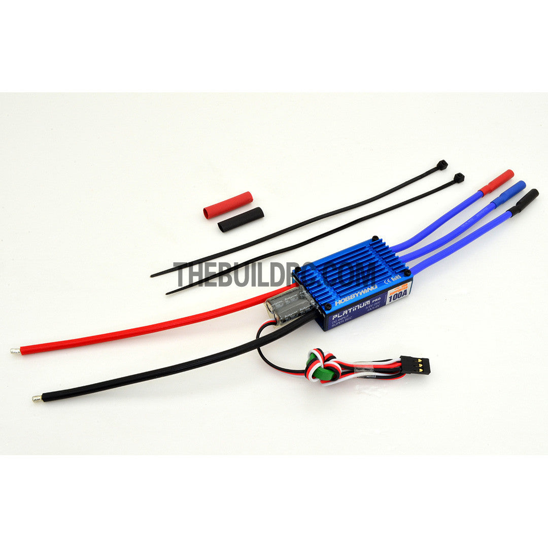 HobbyWing Platinum Pro - 100A ESC for R/c Plane Glider Helicopter (80030050)