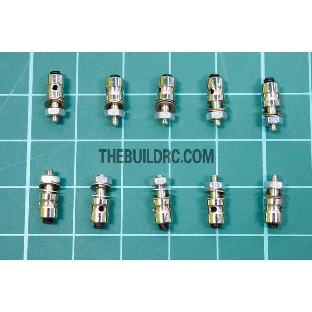 Aluminum Push Rod Snap Connector 1.1mm (10pcs/set)