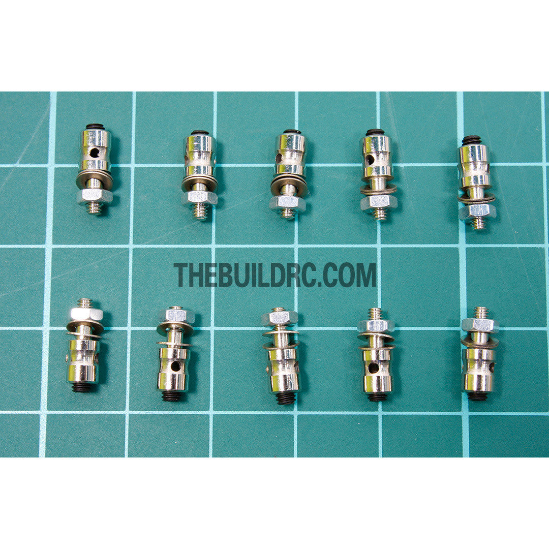 Aluminum Push Rod Snap Connector 1.1mm (10pcs/set)