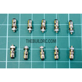 Aluminum Push Rod Snap Connector 1.1mm (10pcs/set)