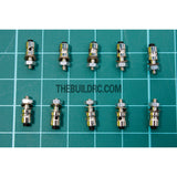 Aluminum Push Rod Snap Connector 1.1mm (10pcs/set)