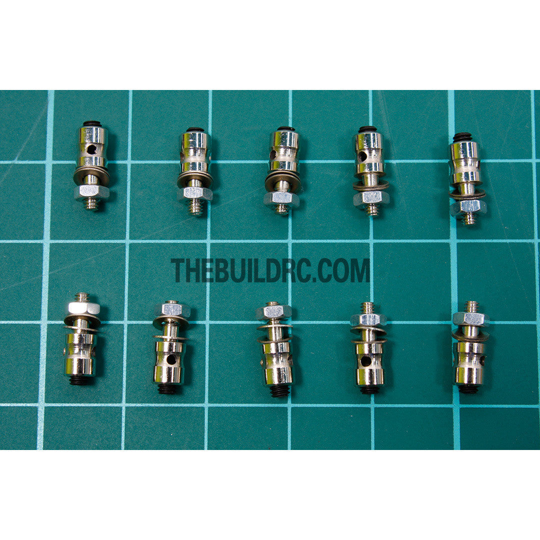 Aluminum Push Rod Snap Connector 1.1mm (10pcs/set)