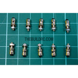 Aluminum Push Rod Snap Connector 1.1mm (10pcs/set)