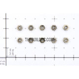 M3 FINE THREAD HEX NYLON NYLOC STAINLESS STEEL LOCK NUTS 300pcs