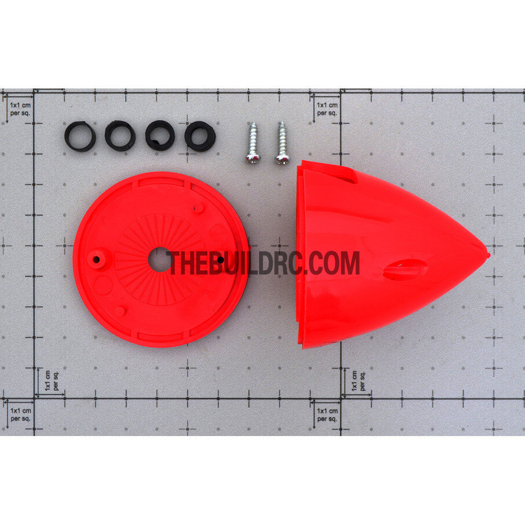 ??57mm / 2.25 Inch RC Plane Propeller Spinner - Red