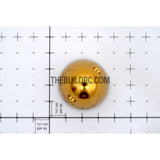 ??5.0mm / 0.2 inch D32 x H30mm RC Plane Aluminum Propeller Spinner - Yellow