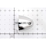 ??6.35mm / 0.25 inch D32 x H30mm RC Plane Aluminum Propeller Spinner - Silver