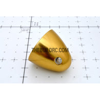 ??6.35mm / 0.25 inch D32 x H30mm RC Plane Aluminum Propeller Spinner - Yellow