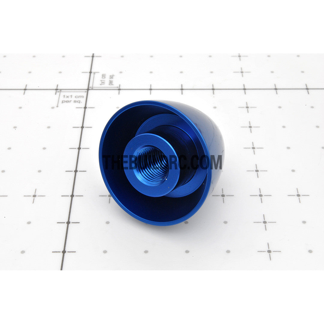 ??9.5mm / 0.375 inch D32 x H30mm RC Plane Aluminum Propeller Spinner - Blue