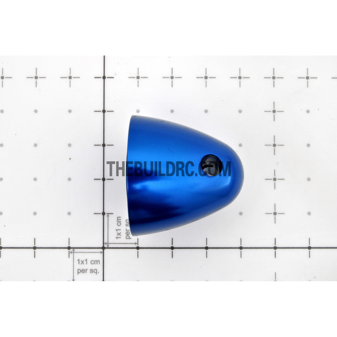 ??9.5mm / 0.375 inch D32 x H30mm RC Plane Aluminum Propeller Spinner - Blue
