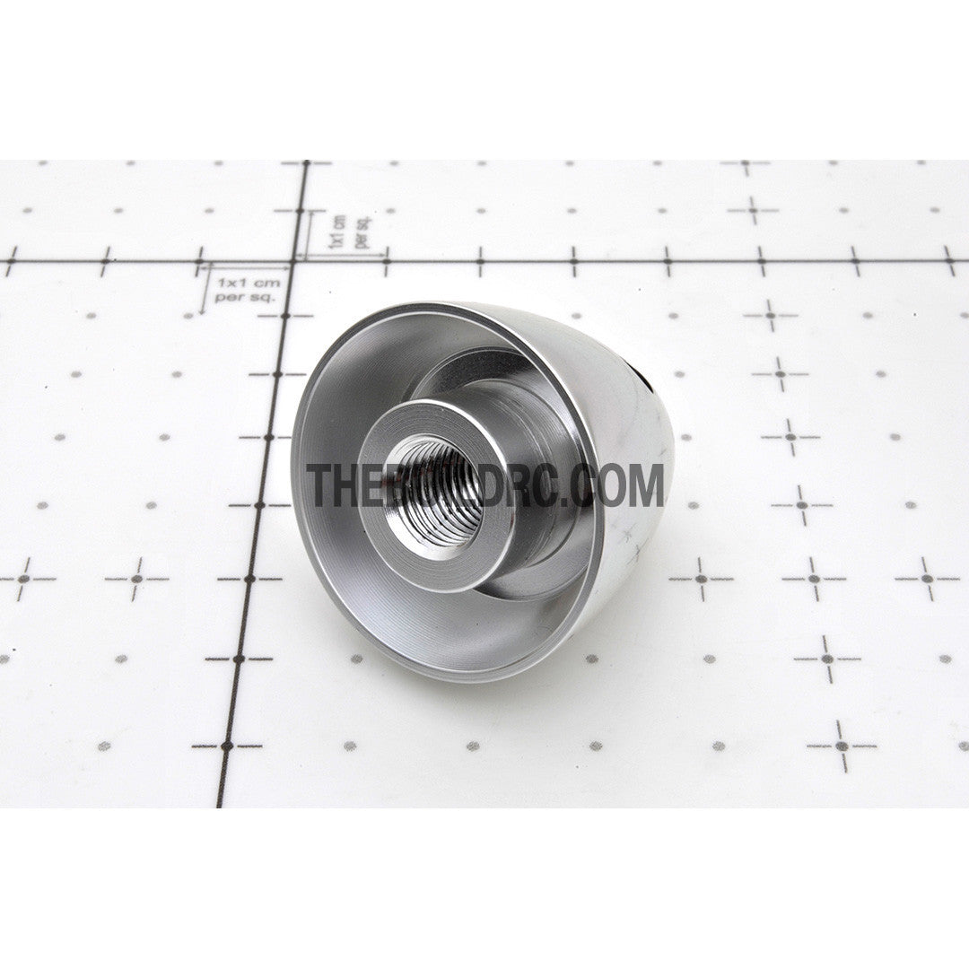 ??9.5mm / 0.375 inch D32 x H30mm RC Plane Aluminum Propeller Spinner - Silver