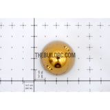 ??9.5mm / 0.375 inch D32 x H30mm RC Plane Aluminum Propeller Spinner - Yellow