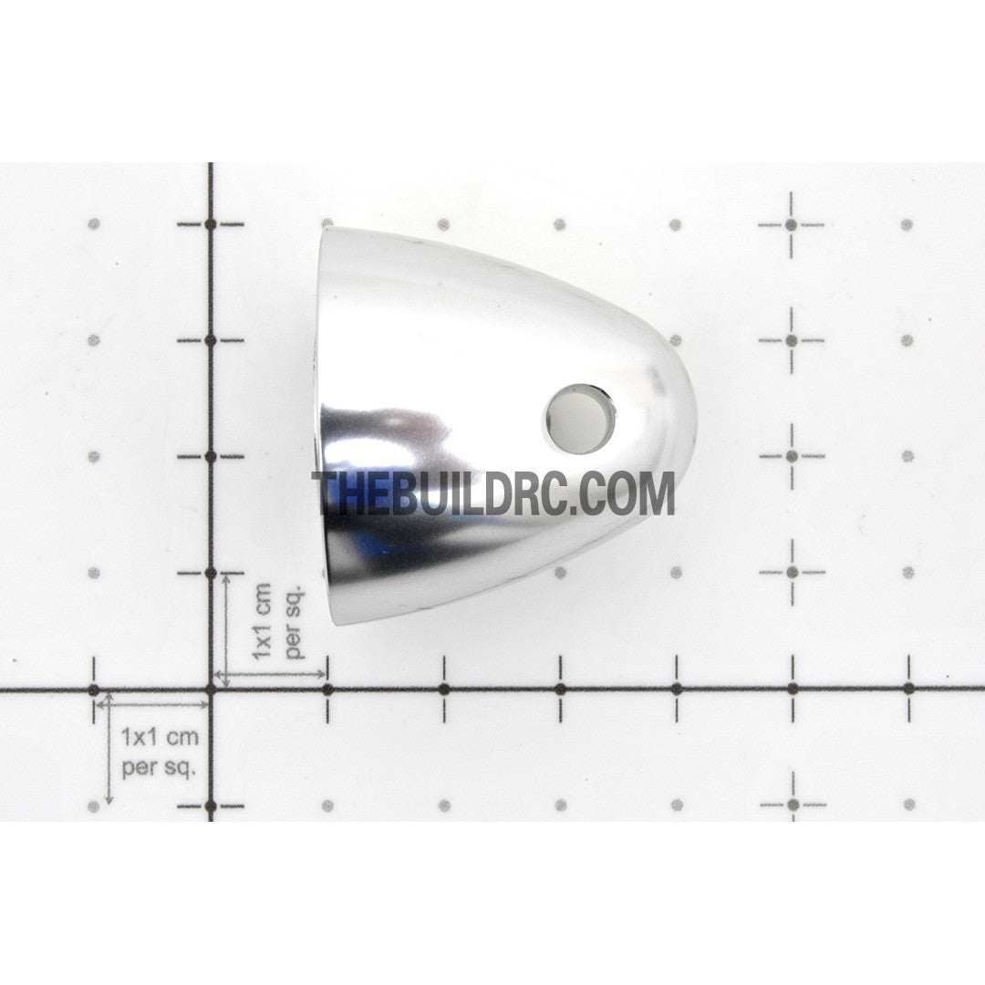 ??6.0mm / 0.236 inch D32 x H30mm RC Plane Aluminum Propeller Spinner - Silver