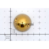 ??6.0mm / 0.236 inch D32 x H30mm RC Plane Aluminum Propeller Spinner - Yellow