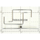 ??4 x L220 x W63mm(1pc) + ??4 x L110 x W40mm(2pcs) Steel Landing Gear Stand Set