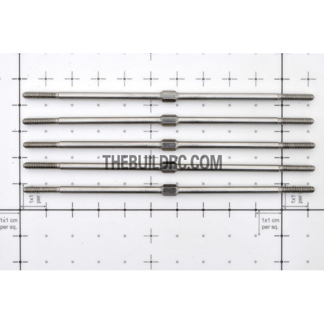 ??2.9 x L4.25"(108mm) Hexagon Stainless Steel Push Rod (5pcs/set)