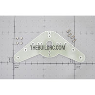 RC EP GP Plane Fiberglass Servo Rhomb Double Horn Arm D43x??3xT1.5xL115xW50mm