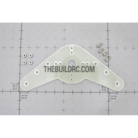 RC EP GP Plane Fiberglass Servo Rhomb Double Horn Arm D43x??3xT1.5xL115xW50mm