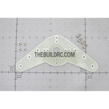 RC EP GP Plane Fiberglass Servo Rhomb Double Horn Arm D43x??3xT1.5xL115xW50mm