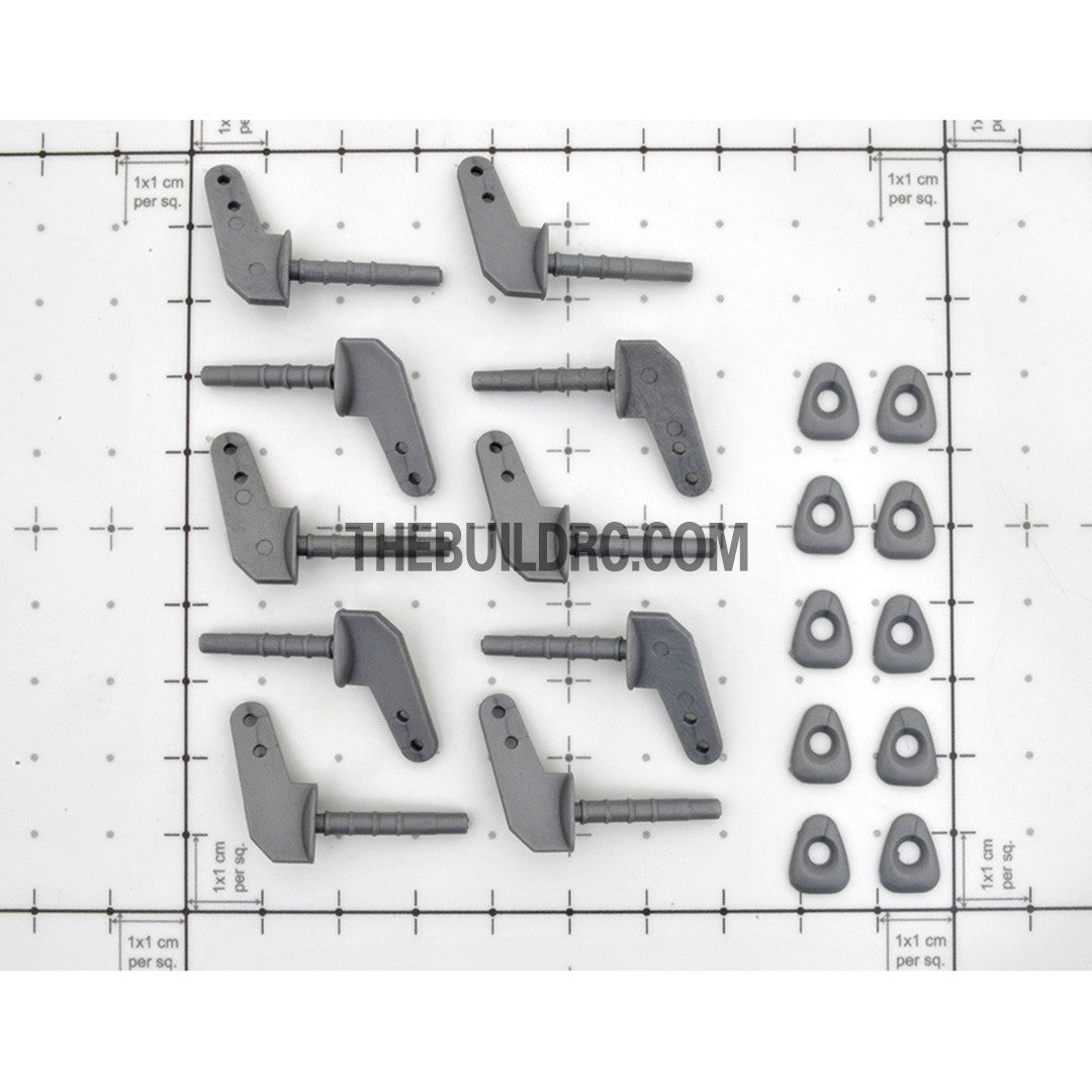 Nylon Plastic Control Horn / Arm ??1.2mm x 12mm (10pcs) - Grey