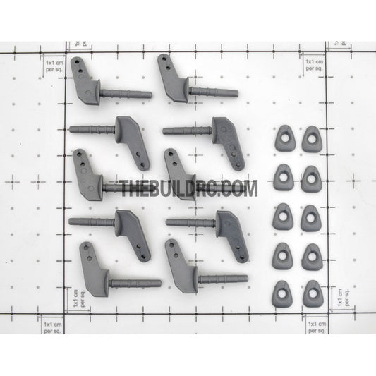 Nylon Plastic Control Horn / Arm ??1.2mm x 12mm (10pcs) - Grey