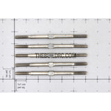 M3X61mm Titanium Alloy Push Rod (5pcs/set)