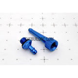 ??3.2 x ??1.8 x D8 x L28 x H14.5mm 3-way Aluminum Oil Tank Plug - Blue