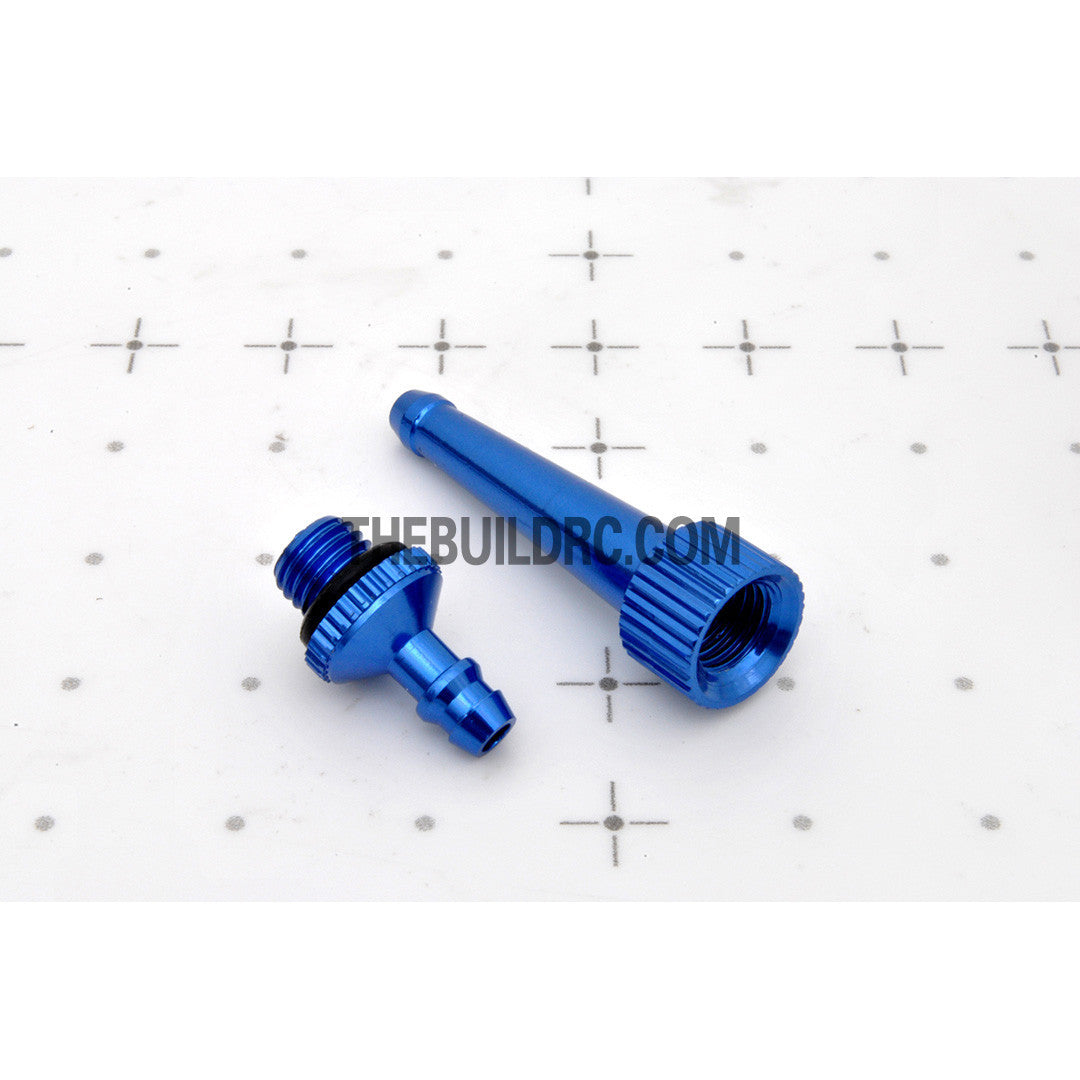 ??3.2 x ??1.8 x D9 x L41 x W9mm Aluminum Oil Tank Plug - Blue