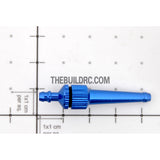 ??3.2 x ??1.8 x D9 x L41 x W9mm Aluminum Oil Tank Plug - Blue
