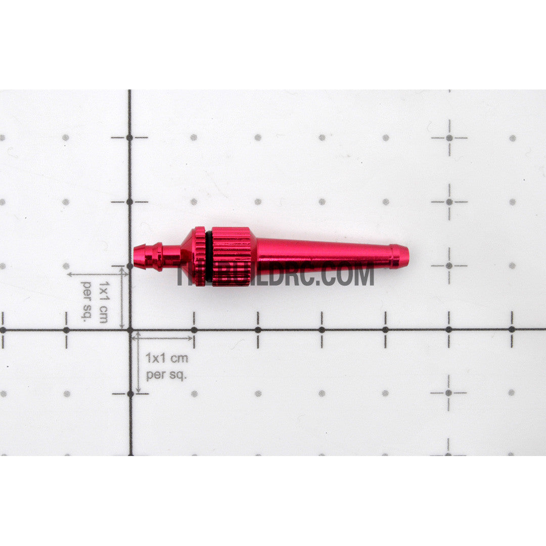 ??3.2 x ??1.8 x D9 x L41 x W9mm Aluminum Oil Tank Plug - Red