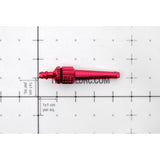 ??3.2 x ??1.8 x D9 x L41 x W9mm Aluminum Oil Tank Plug - Red