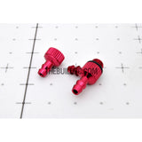 ??3.2 x ??1.8 x D8 x L28 x H14.5mm 3-way Aluminum Oil Tank Plug - Red