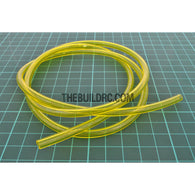 Φ3×Φ5mm Semi Soft PVC Rubber RC Boat Water Inner Tube (1 Meter) - Yellow