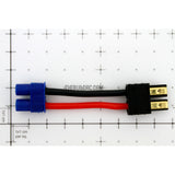 42mm 14 AWG Female EC3 <-> Male TRX Plug Adaptor Cable